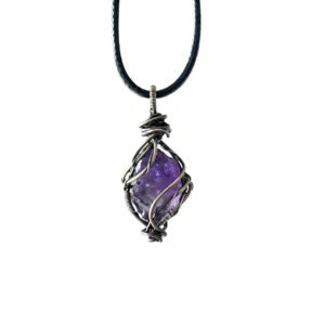 Crystal pendants and necklaces