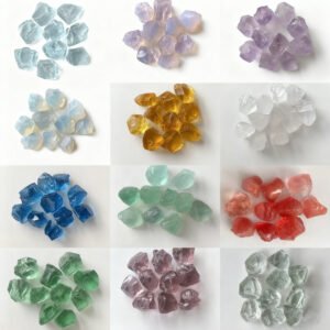 Crystal raw stones and ornaments